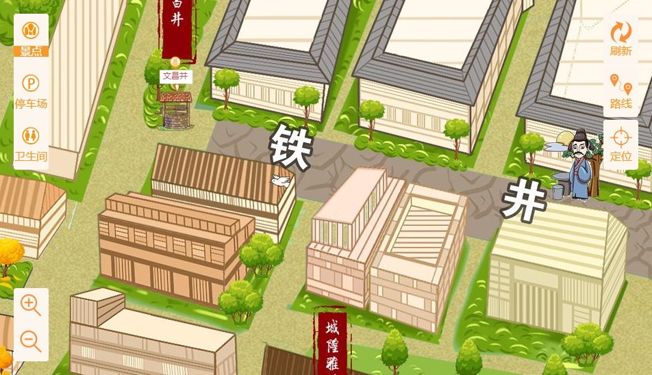 白云智慧景区：手绘地图与语音导览的完美融合